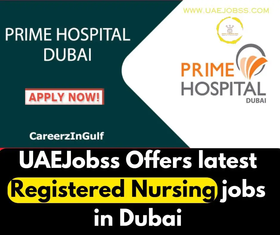 Registered Nursing jobs in Dubai 2024