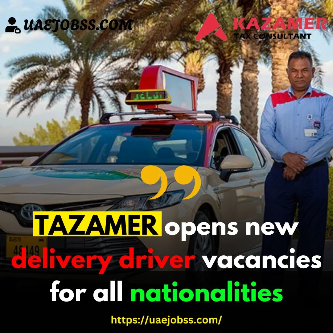 Delivery Driver Jobs in Dubai UAE 2024